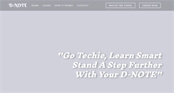 Desktop Screenshot of d-note.com